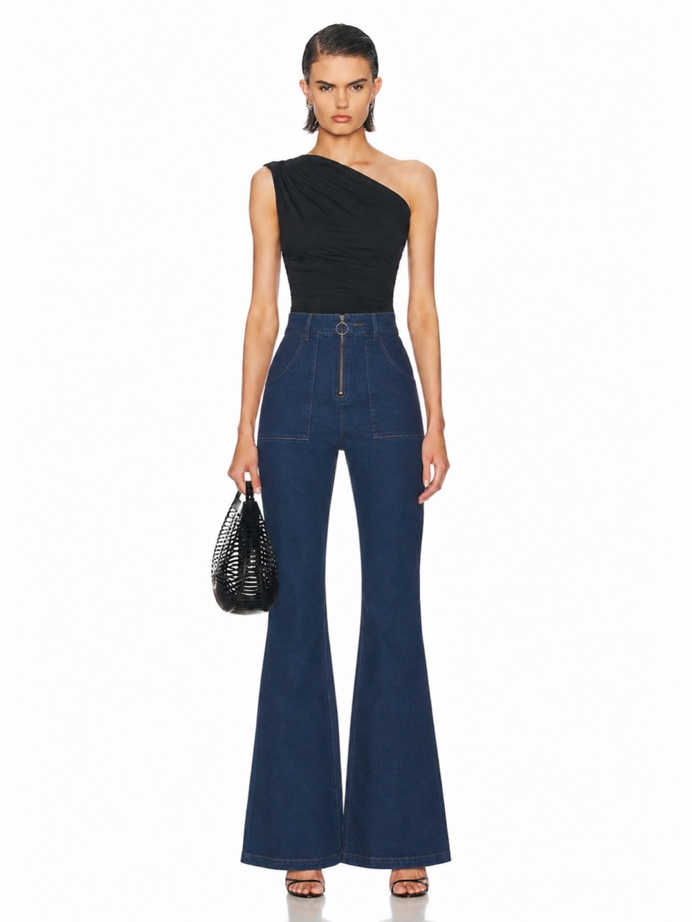FINDERS KEEPERS High Waisted Flare Jeans
